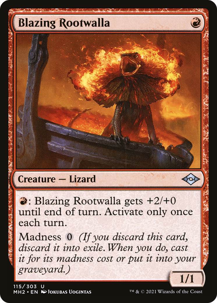 Blazing Rootwalla [Modern Horizons 2]