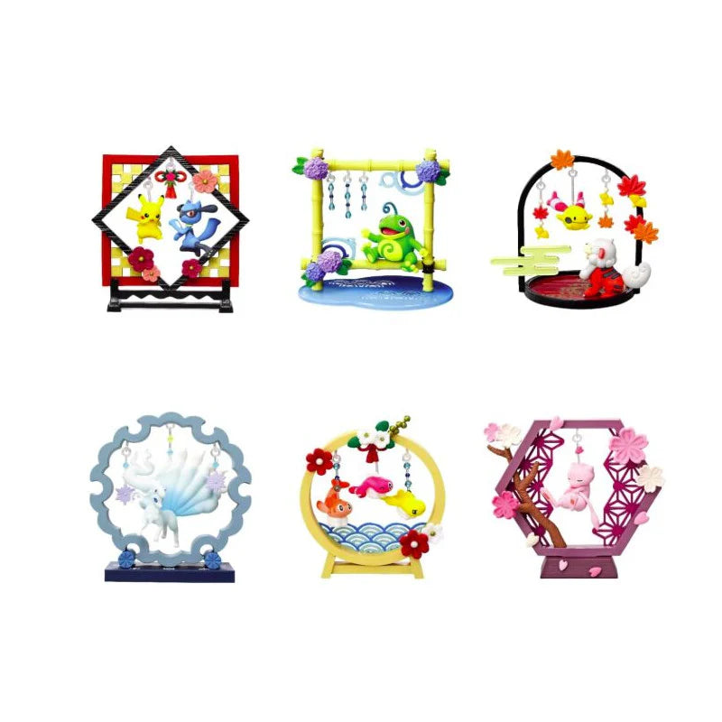 Rement Blind Box: Pokemon - Funwari Yurarin Ornament Swinging Decoration Collection
