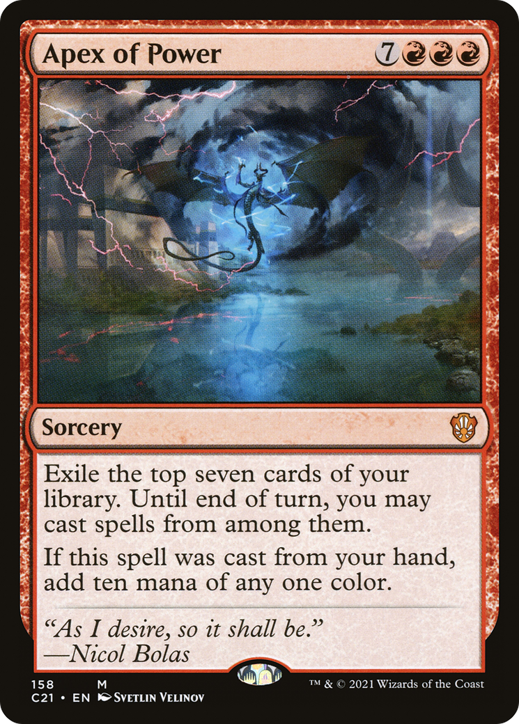 Apex of Power [Commander 2021]