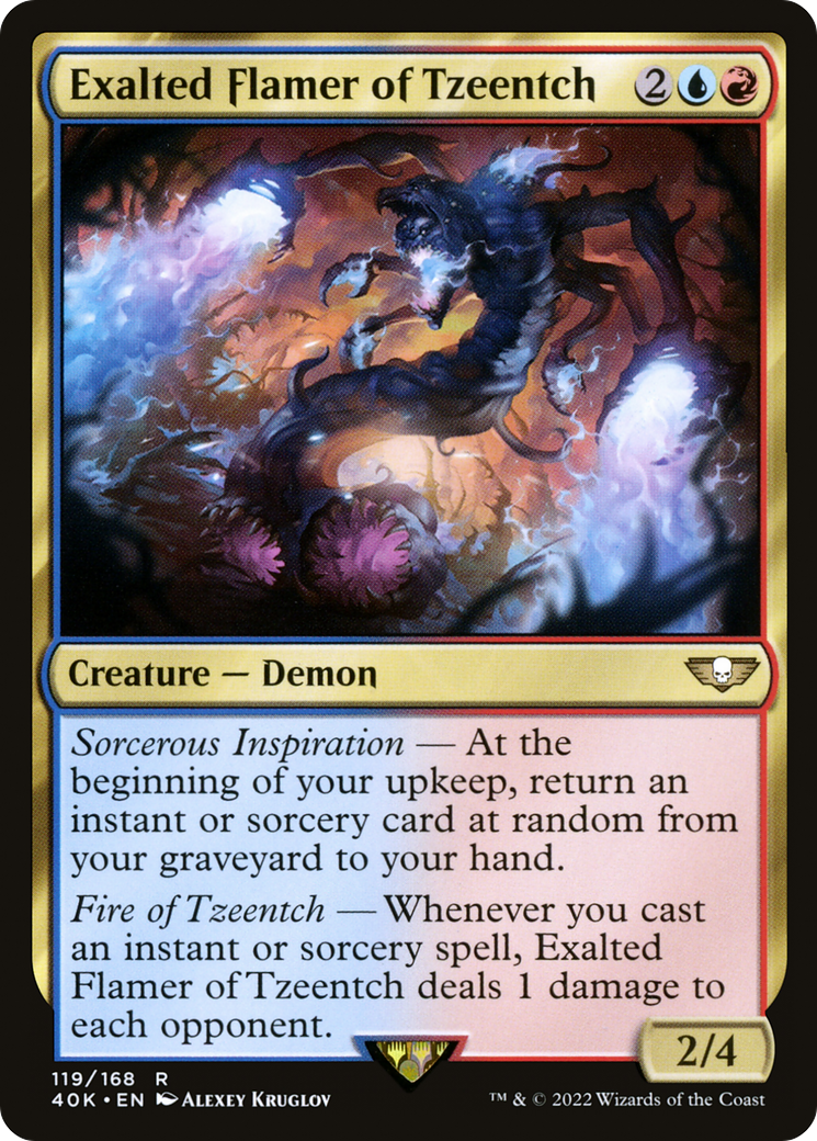 Exalted Flamer of Tzeentch [Warhammer 40,000]