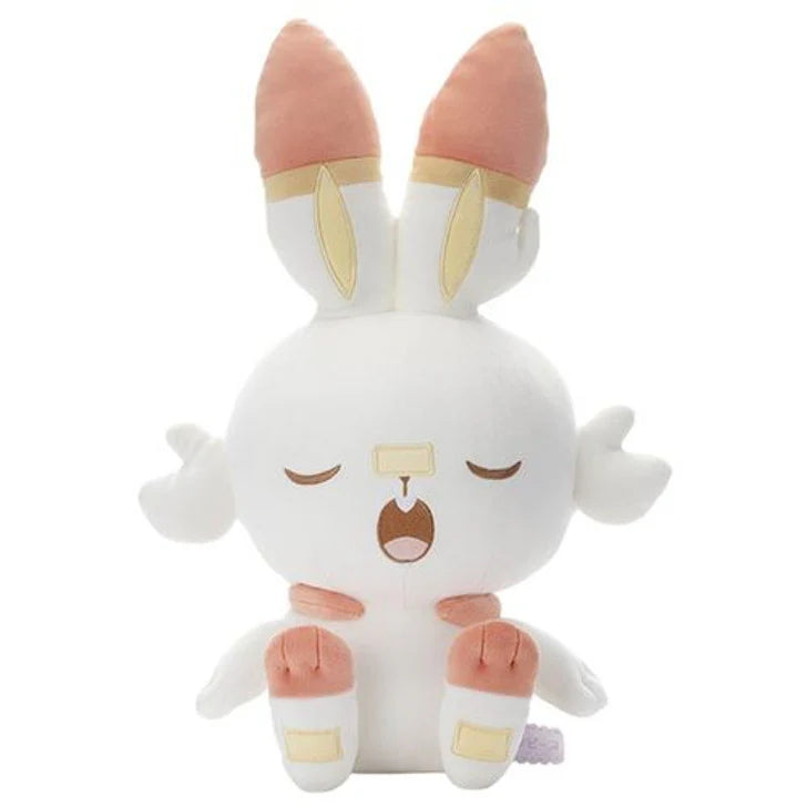 Takaratomy A.R.T.S Pokemon PokePeace Plush: Scorbunny 16" (Goodnight ver.)