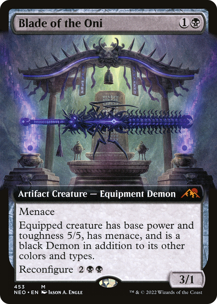 Blade of the Oni (Extended Art) [Kamigawa: Neon Dynasty]