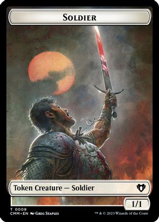 Soldier // Servo Double-Sided Token (CMM-9 // 45) - Commander Masters