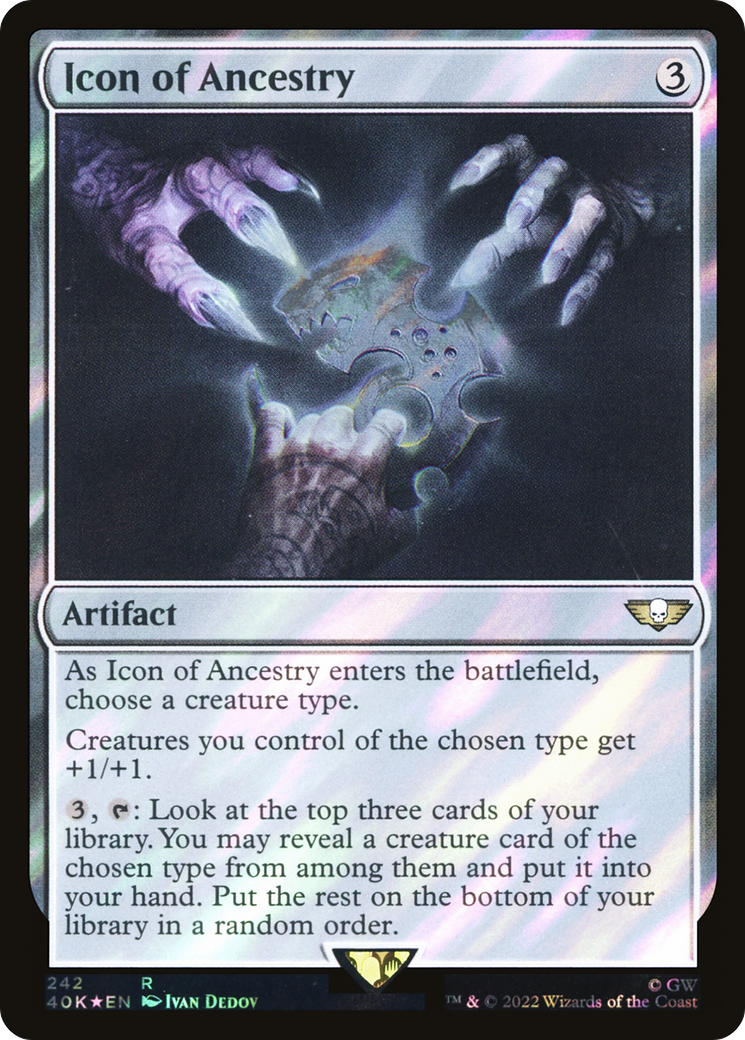 Icon of Ancestry (Surge Foil) [Warhammer 40,000]