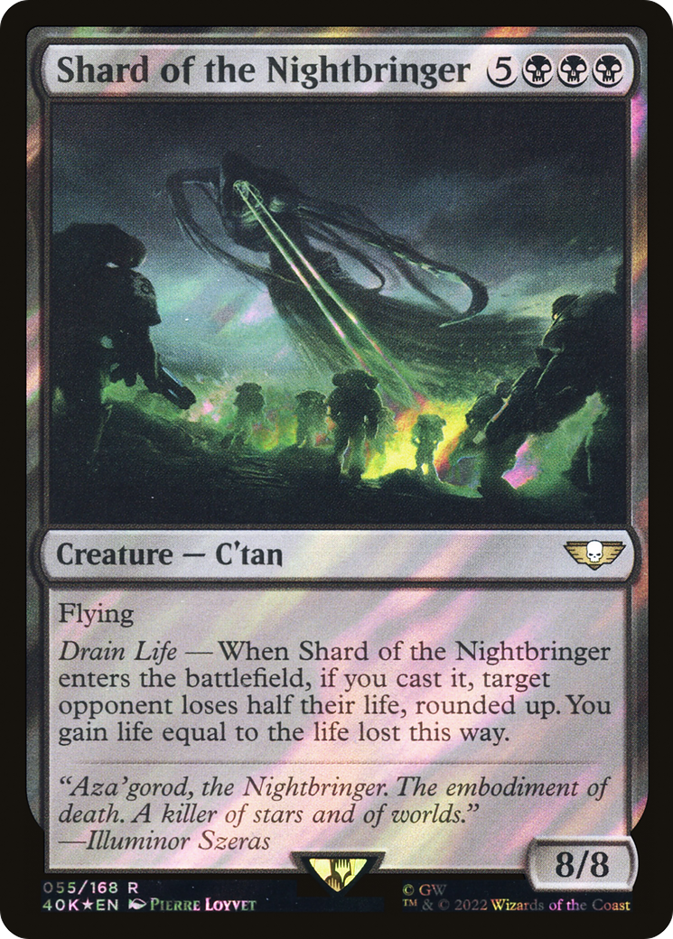 Shard of the Nightbringer (Surge Foil) [Warhammer 40,000]