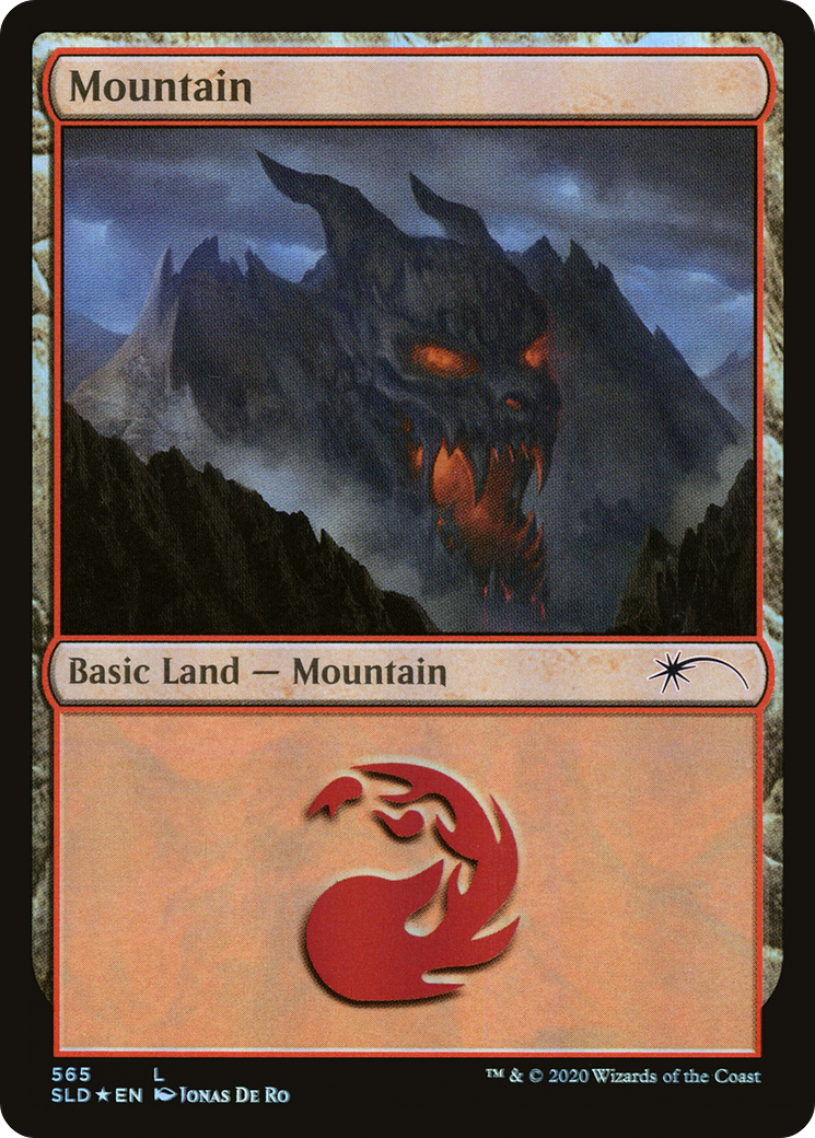 Mountain (Develish) (565) [Secret Lair Drop Promos]