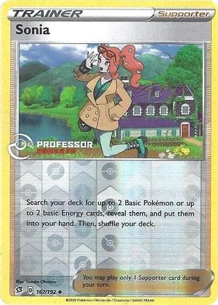Sonia (2022) (167/192) - Reverse Holofoil Professor Program Promos - Uncommon