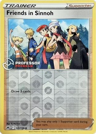 Friends in Sinnoh (2023) (131/159) - Reverse Holofoil Professor Program Promos - Uncommon