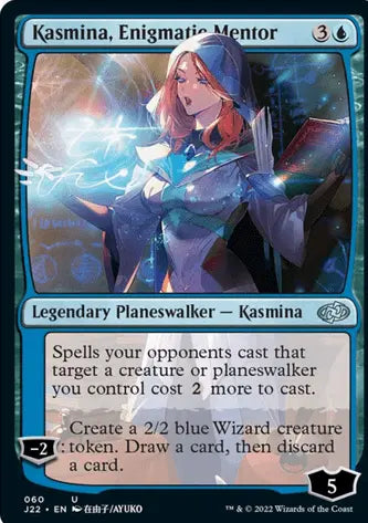 Magic: The Gathering Blanket: Kasmina, Enigmatic Mentor (Anime)
