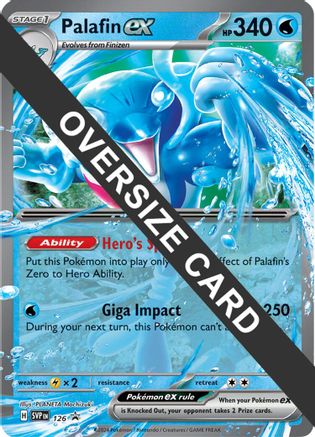Palafin ex (126/null) - Holofoil Jumbo Cards - Promo