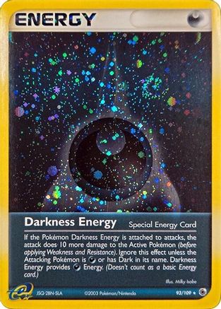 Darkness Energy (Special) (Cosmos Holo) (093/109) - Holofoil League & Championship Cards - Rare