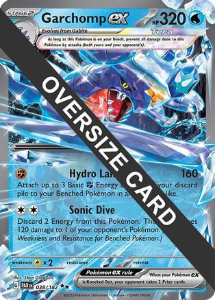 Garchomp ex (038/182) - Holofoil Jumbo Cards - Promo