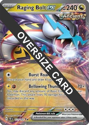 Raging Bolt ex (123/162) - Holofoil Jumbo Cards - Promo