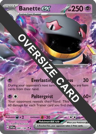 Banette ex (088/198) - Holofoil Jumbo Cards - Double Rare