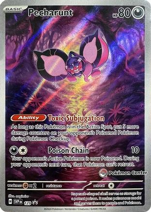Pecharunt (Pokemon Center Exclusive) (129) - Holofoil SV Scarlet & Violet Promo Cards - Promo