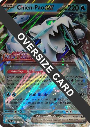 Chien-Pao ex (061/193) - Holofoil Jumbo Cards - Double Rare
