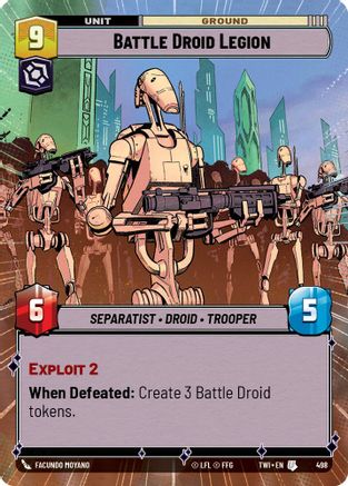 Battle Droid Escort (5) (Hyperspace) (5) [Twilight of the Republic]