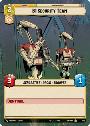 B1 Security Team (472) (Hyperspace) (472) [Twilight of the Republic]