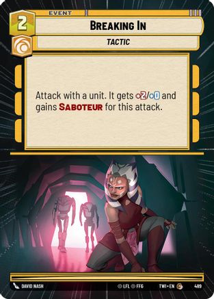Breaking In (489) (Hyperspace) (489) [Twilight of the Republic]