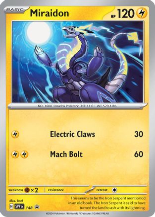Miraidon (148) - Holofoil SV Scarlet & Violet Promo Cards - Promo