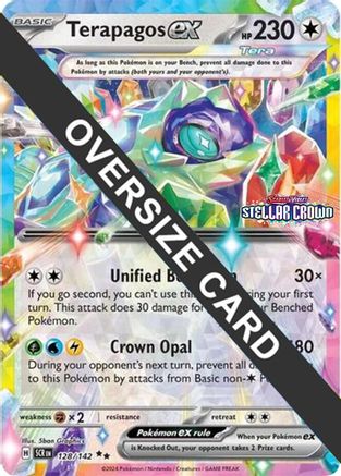 Terapagos ex (128/142) - Holofoil Jumbo Cards - Double Rare