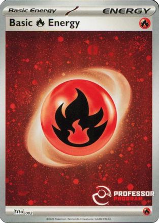 Fire Energy () (002) - Holofoil Professor Program Promos - Promo