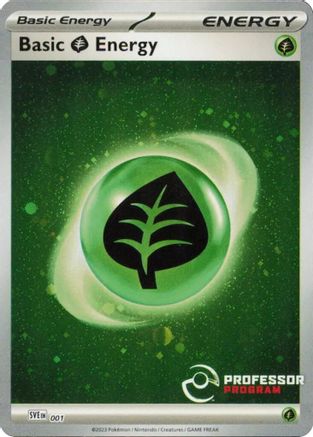 Grass Energy (2023) (001) - Holofoil Professor Program Promos - Promo