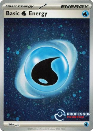 Water Energy () (003) - Holofoil Professor Program Promos - Promo