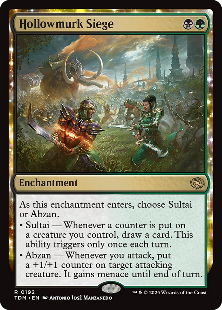 Hollowmurk Siege (borderless) [Tarkir: Dragonstorm]