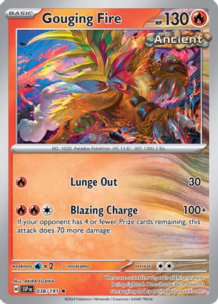 Gouging Fire (038/191) Deck Exclusives - Promo