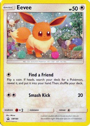 Eevee (Cosmos Holo) (SM184) - Holofoil SM Promos - Promo