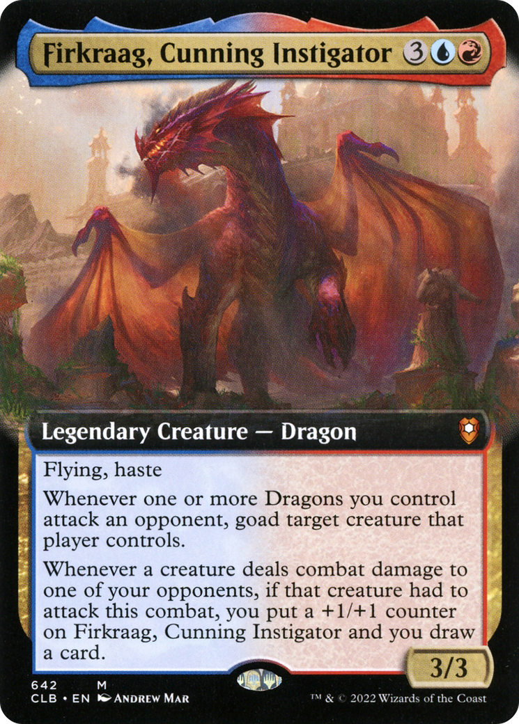 Firkraag, Cunning Instigator (Extended Art) [Commander Legends: Battle for Baldur's Gate]