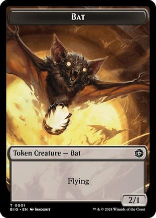Bat // Plot Double-Sided Token [Outlaws of Thunder Junction: The Big Score Tokens]