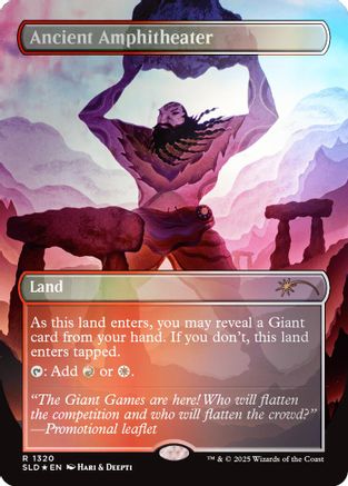 Ancient Amphitheater (Rainbow Foil) [Secret Lair Drop Series]