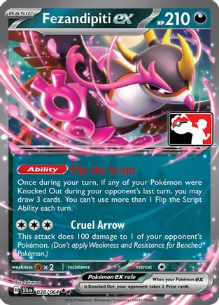 Fezandipiti ex (038/064) [Prize Pack Series Six]