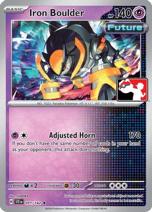 Iron Boulder (071/142) [Prize Pack Series Six]