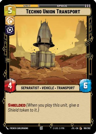 Techno Union Transport (190/262) (190/262) [Jump to Lightspeed]