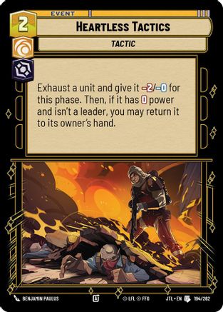 Heartless Tactics (194/262) (194/262) [Jump to Lightspeed]