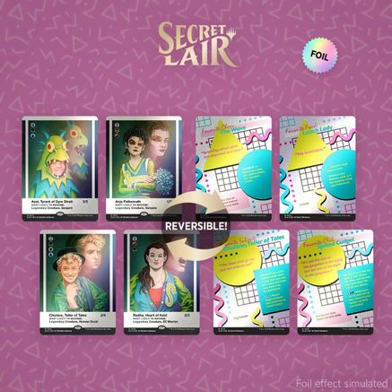 Secret Lair Drop: Our Boss is on Vacation Superdrop: Secret Lair High Class of '87 - Rainbow Foil Edition