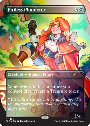 Pitiless Plunderer (Rainbow Foil) [Secret Lair Drop Series]