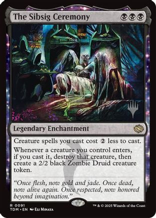 The Sibsig Ceremony [Tarkir: Dragonstorm Promos]