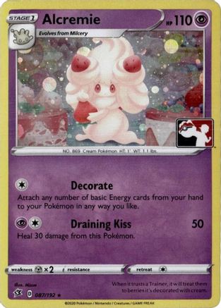 Alcremie (League Promo) (087/192) - Holofoil League & Championship Cards - Promo