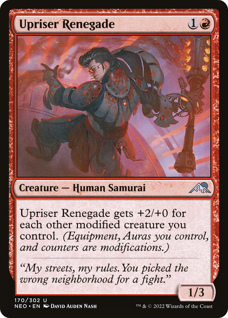 Upriser Renegade [Kamigawa: Neon Dynasty]