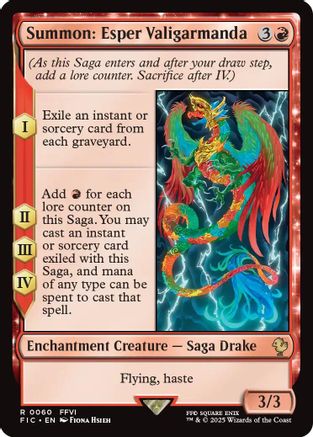 Summon: Esper Valigarmanda [FINAL FANTASY Commander]