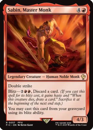 Sabin, Master Monk [FINAL FANTASY Commander]