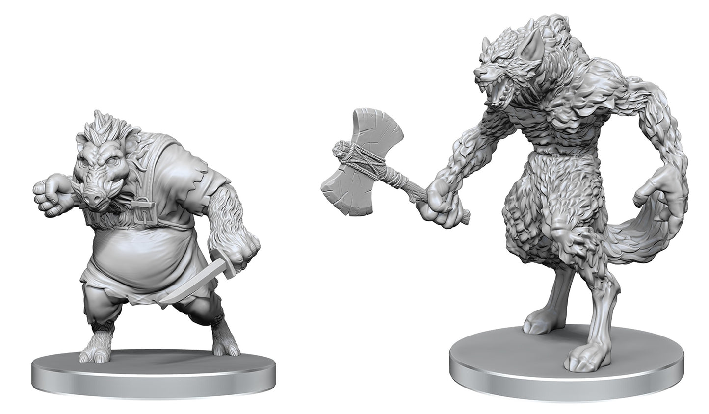 Nolzur's Marvelous Miniatures: Werewolf & Wereboar