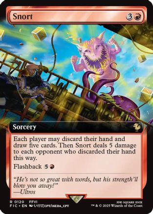 Snort (Extended Art) [FINAL FANTASY Commander]