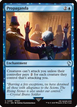 Propaganda (Surge Foil) [FINAL FANTASY Commander]