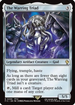 The Warring Triad (Surge Foil) [FINAL FANTASY Commander]