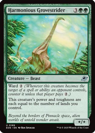 Harmonious Grovestrider [Edge of Eternities]